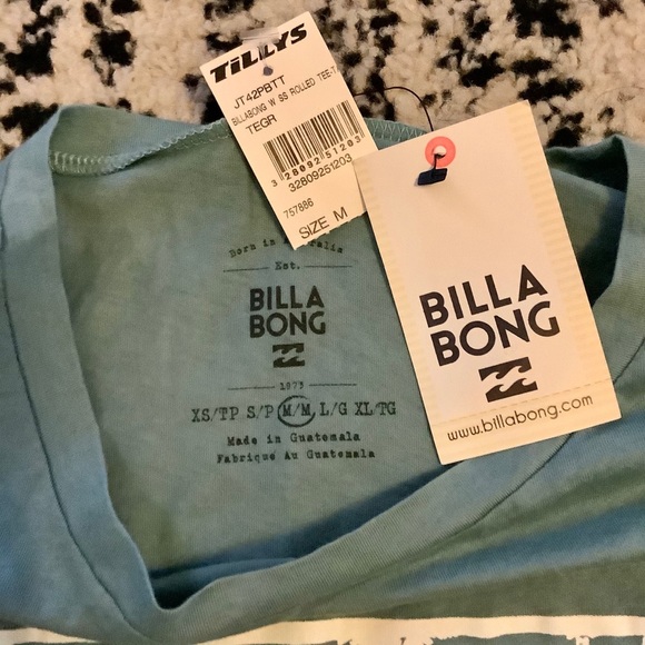 Blue Billabong Skyline Crop Top, Sz Medium - Picture 9 of 11